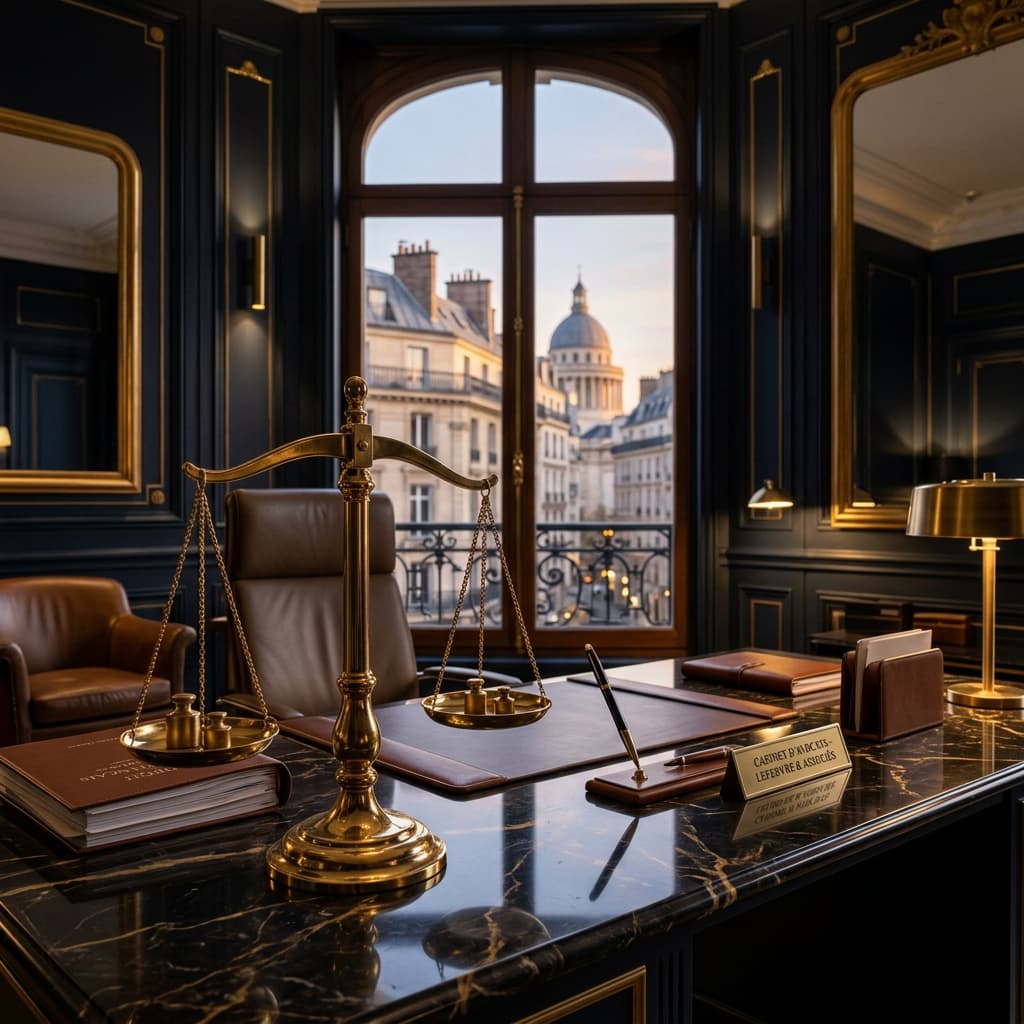 Bureau d'avocat à Paris